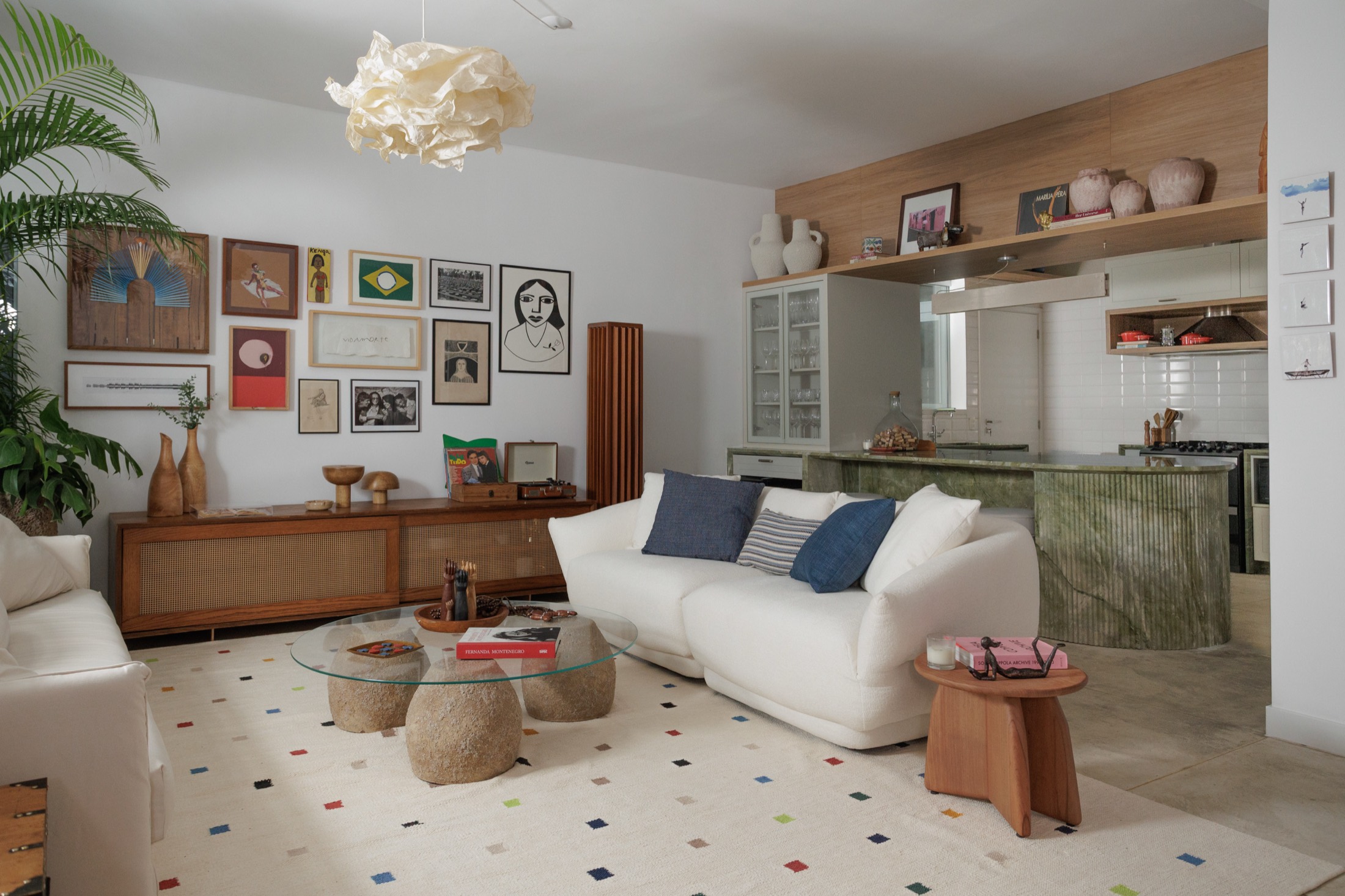 Sala de estar produzida pela Loggia Mobili