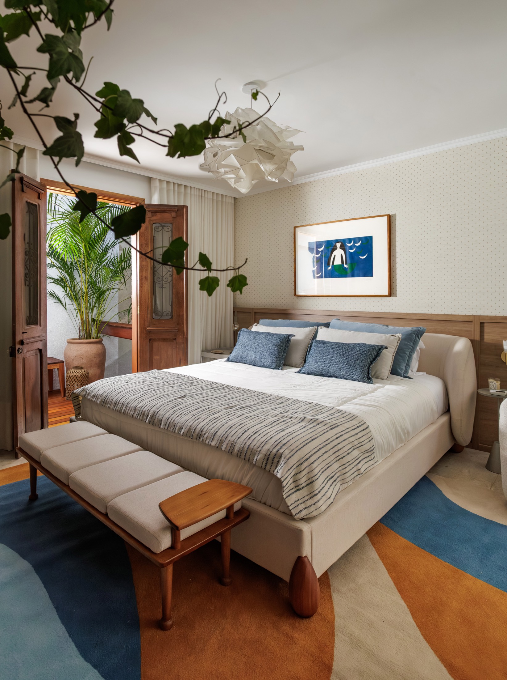 Suíte residencial produzida pela Loggia Mobili, no Jardim Botânico